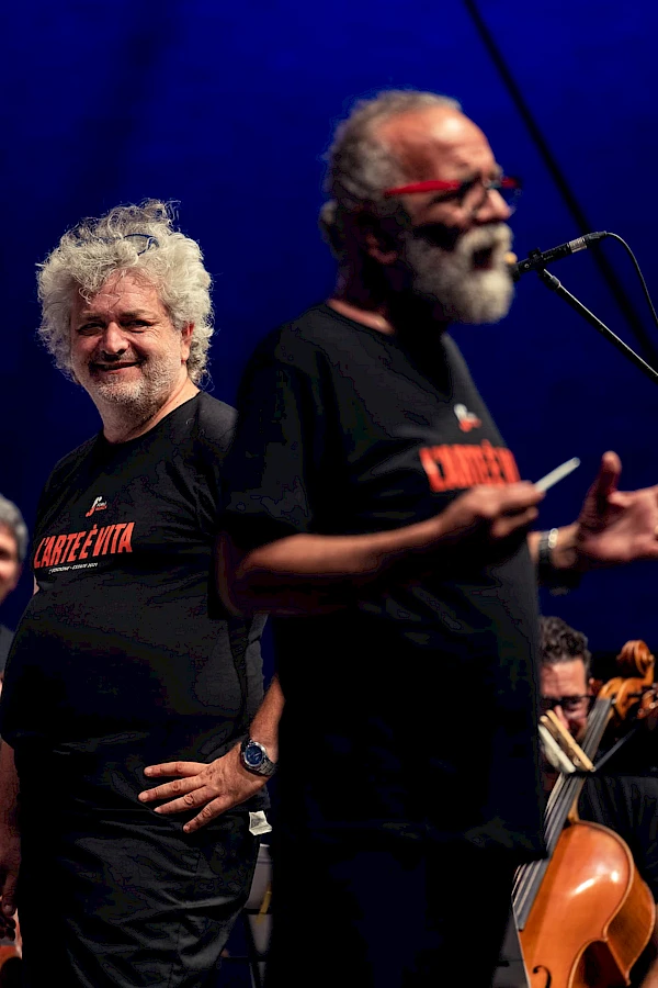 Danilo Rossi & Giobbe Covatta in "Polimero"