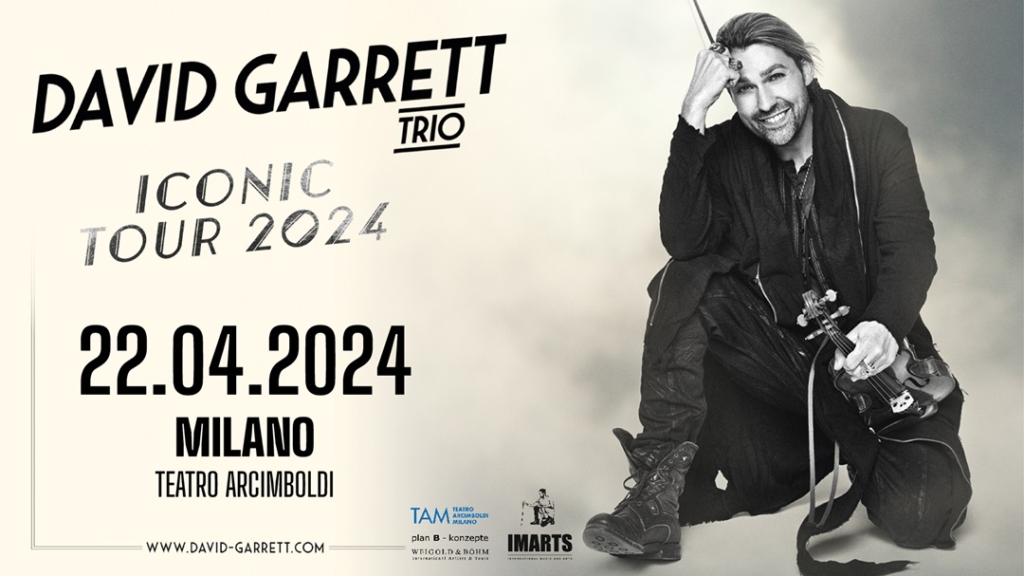 DAVID GARRETT torna con "Iconic Tour" unica data italiana della
